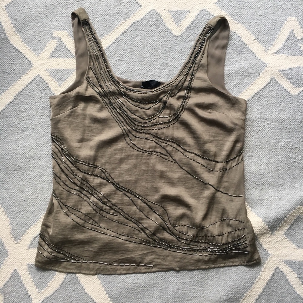 Banana Republic / Beaded Tank / NWT / Small